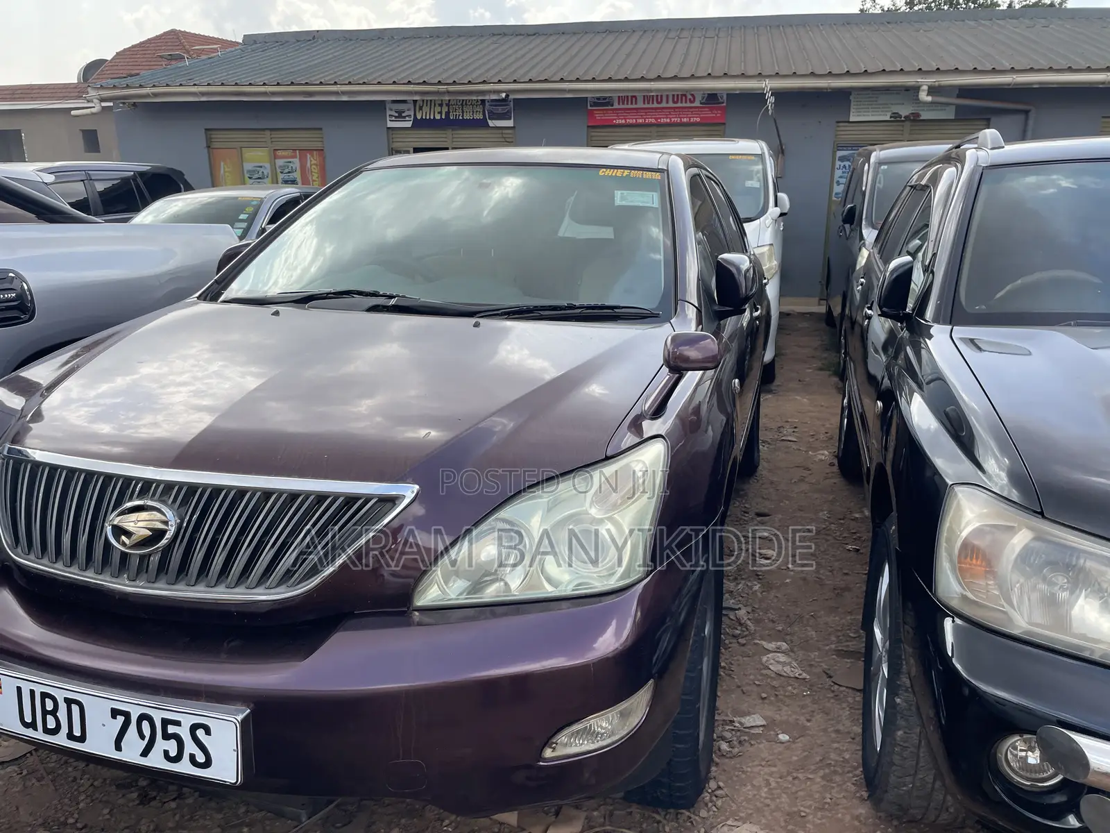 Toyota Harrier 2007 Maroon