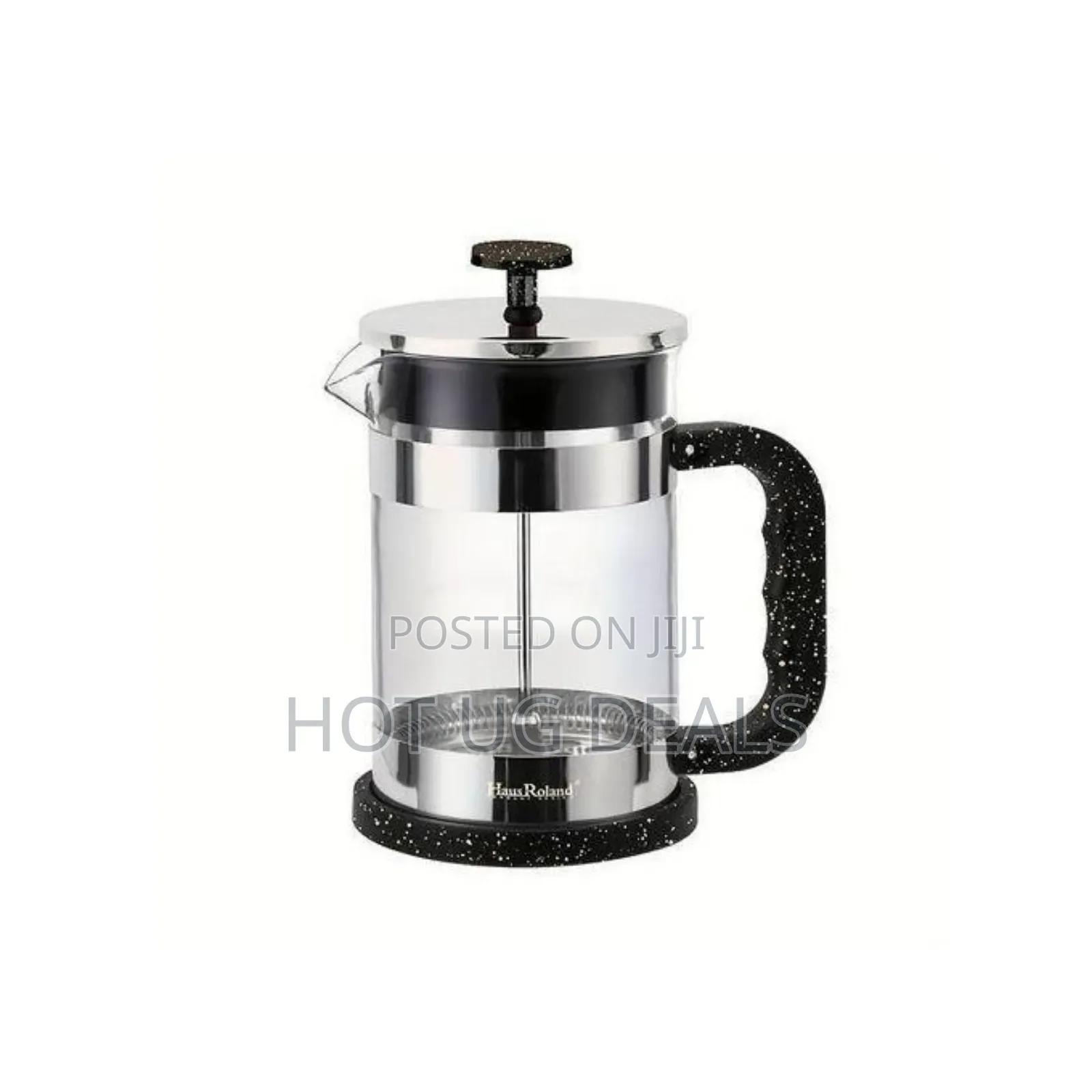 Elegant Glass And Stainless Steel French Press Coffee Maker