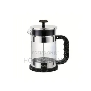 Elegant Glass And Stainless Steel French Press Coffee Maker