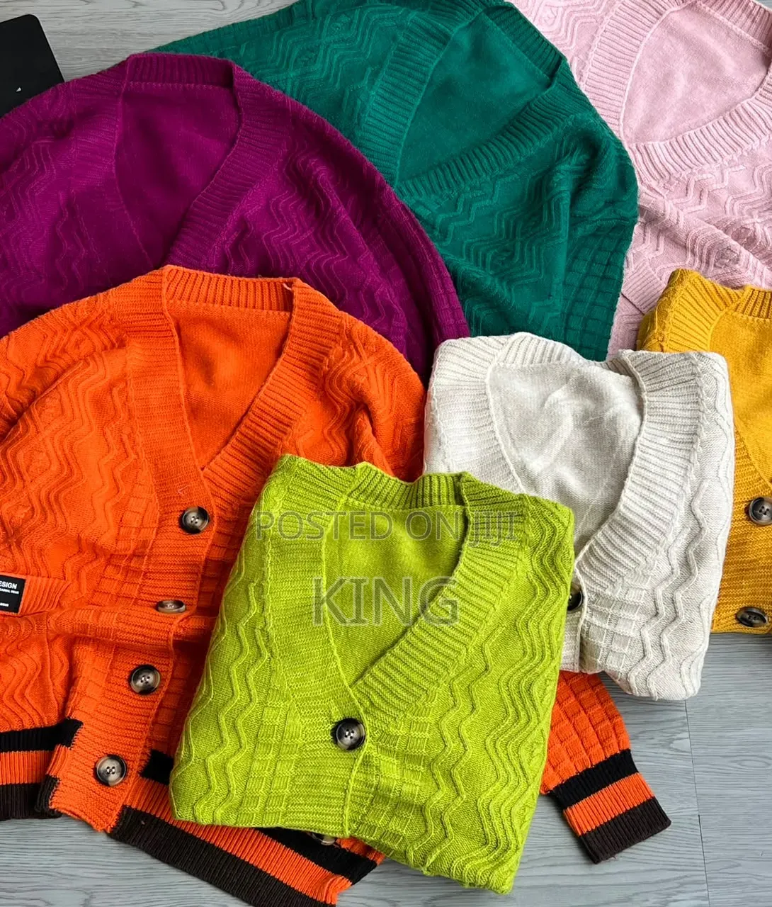 Cardigans . Limited Edition Colours.