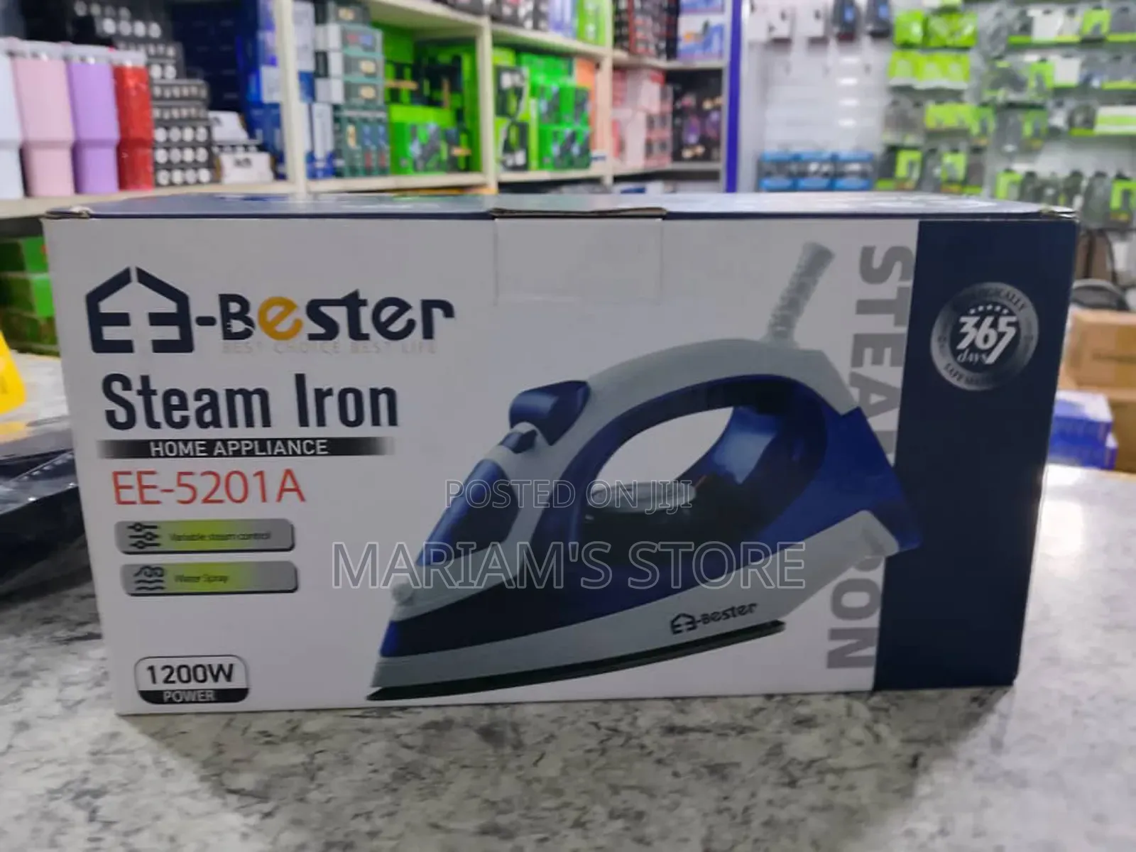 Bester Ee-5201a Steam Iron Operates With a Power Output of 1200w .