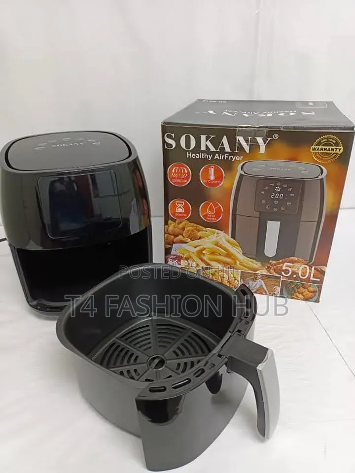 Sokany Digital Air Fryer 5 Litre With Touch Control