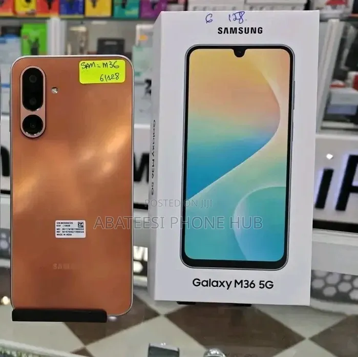 New Samsung Galaxy M36 5G 128 GB Orange