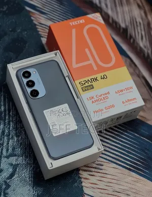 New Tecno Spark 40 Pro+ 256 GB Black