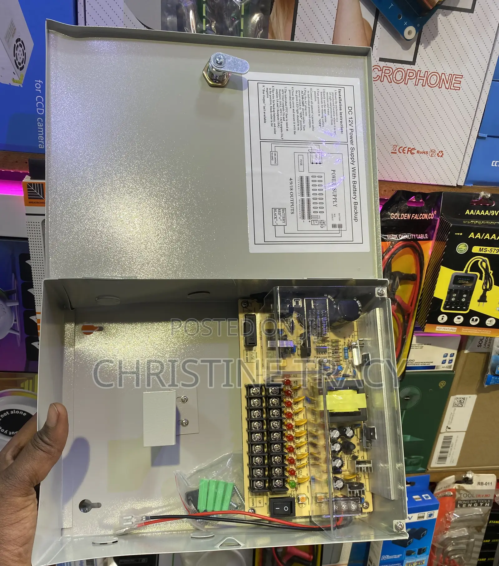 Cctv Camera Fused Power Supply
