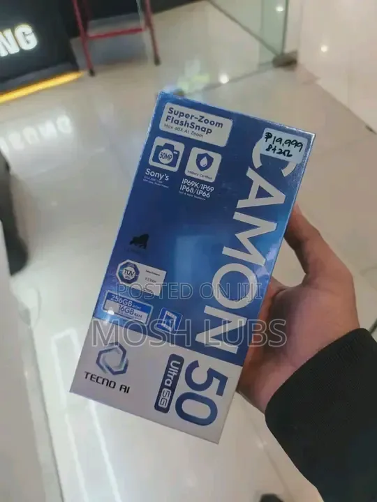 New Tecno Camon 50 Pro 256 GB Black