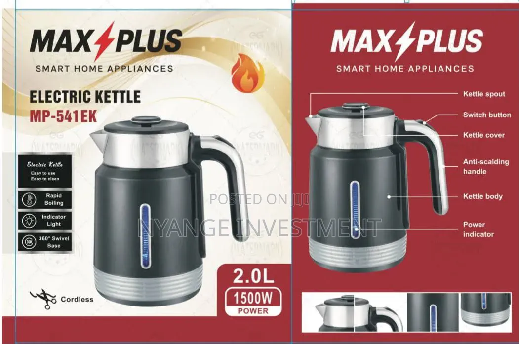 Maxplus 2.0l Electric Kettle (Model Mp-541ek)