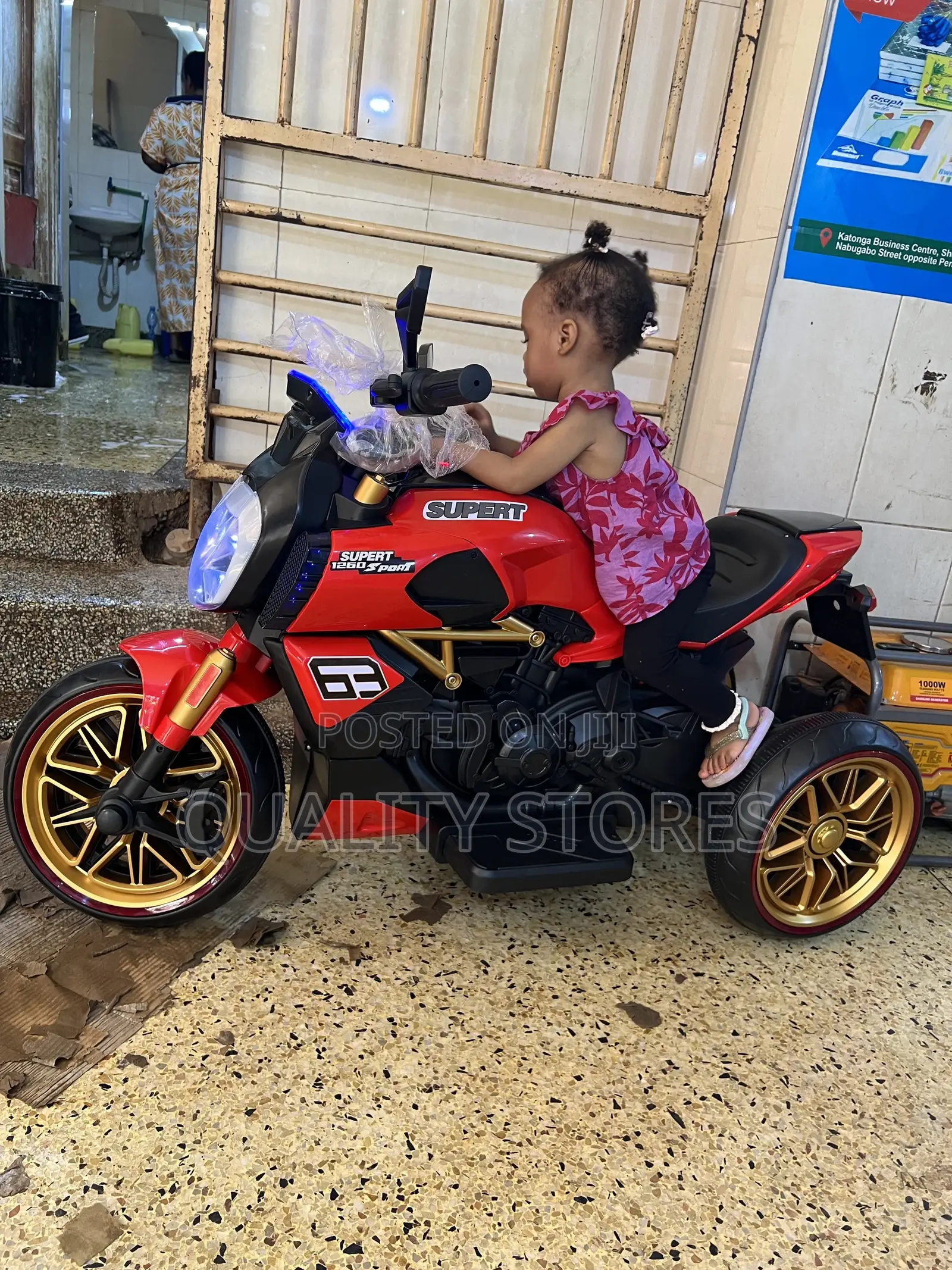 Rechargeable Kids Sport Motorcycle Red 1 to 14 Years