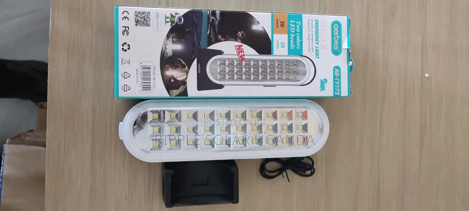 Aerbes Ab-Ty173 Solar Emergency Light | Portable Led Solar Lamp