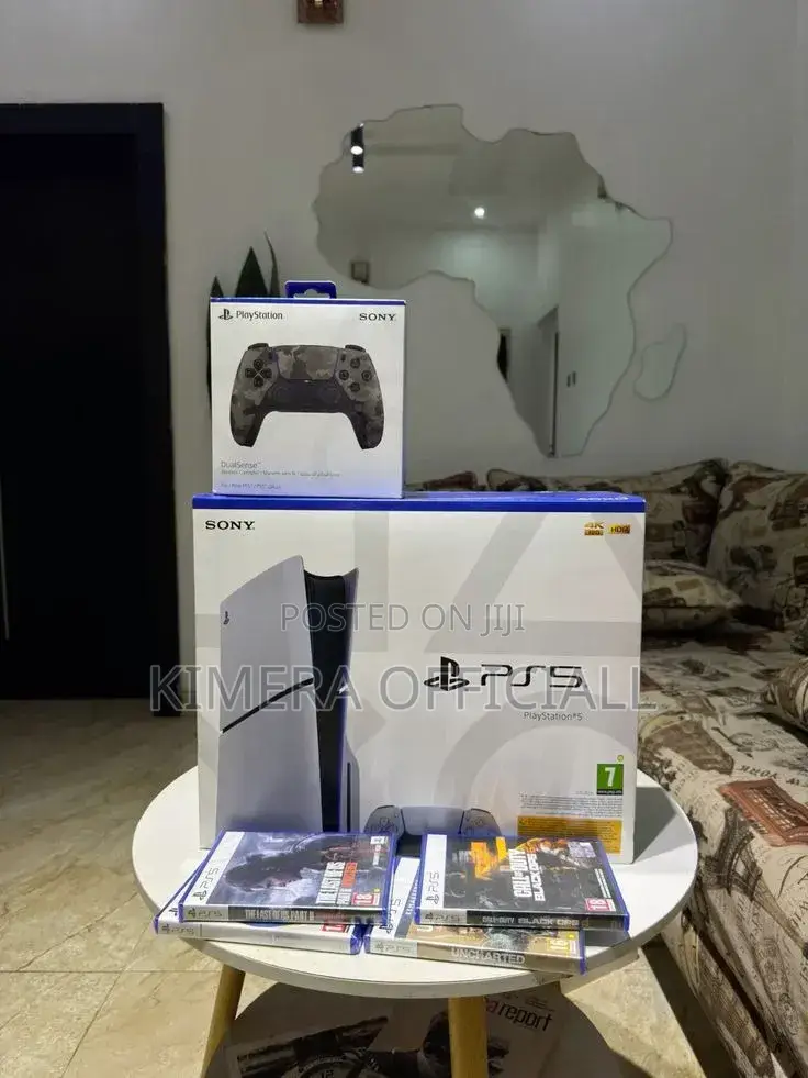 Grab This Brand-New Playstation 5 Slim Disc Version With Games 2pads
