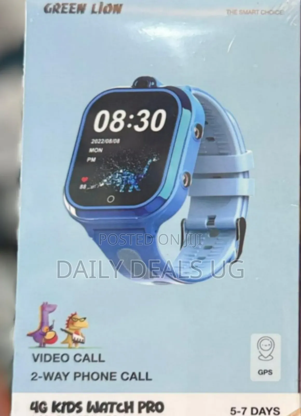 Rechargeable Green Lion 4g Kids Watch Pro 1.85" Smart Watch