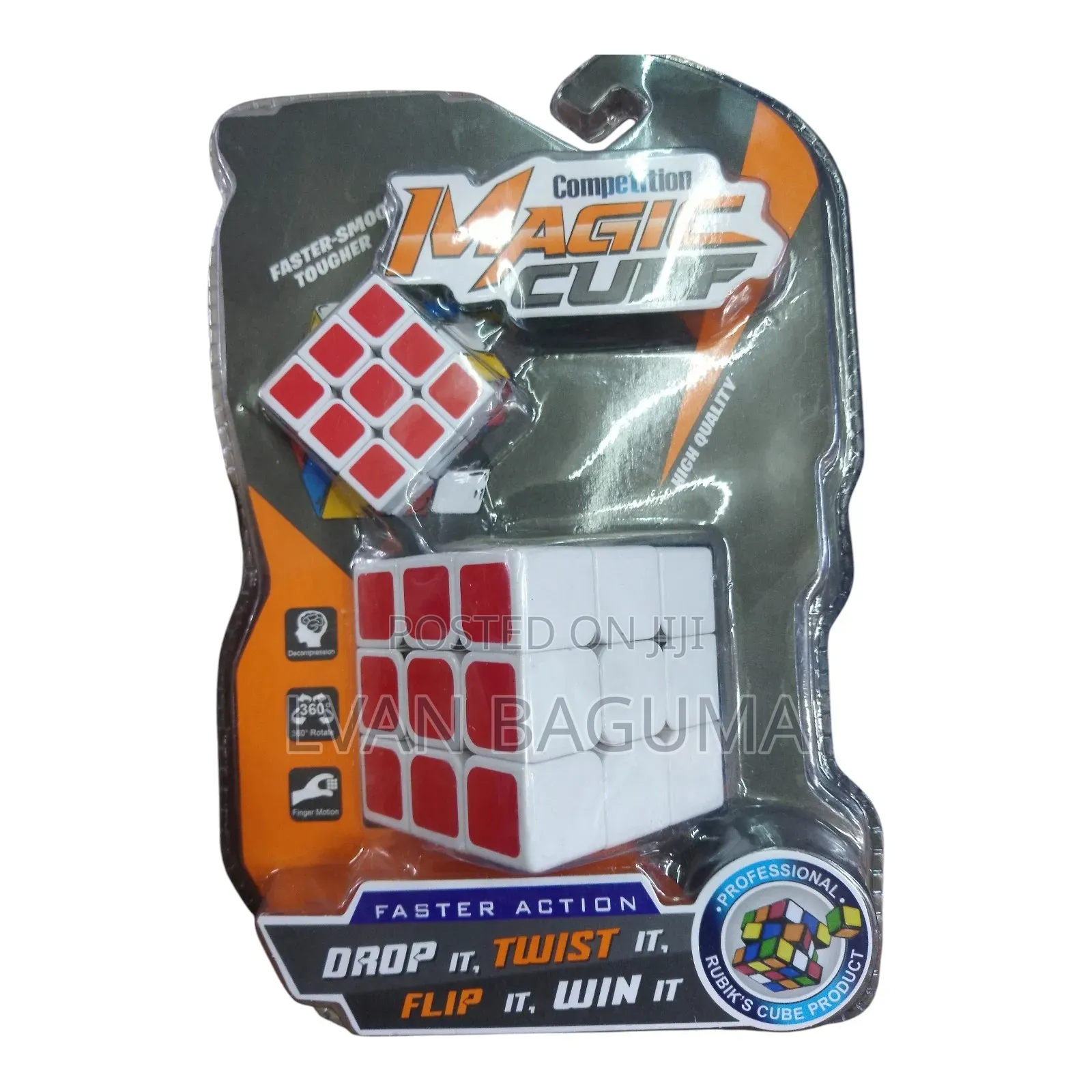 Rubik's Cube Puzzle (2 in 1) - Multicolor