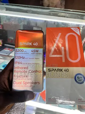 New Tecno Spark 40 256 GB Orange