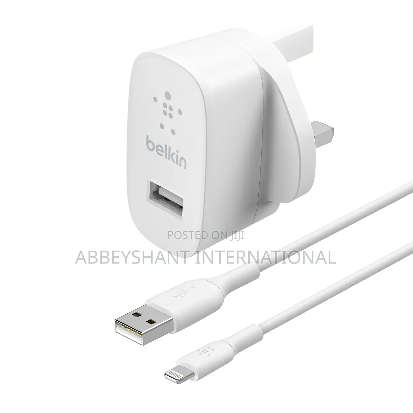 Belkin Charger 12w Usb-a Wall Charger With a Lightning Cable