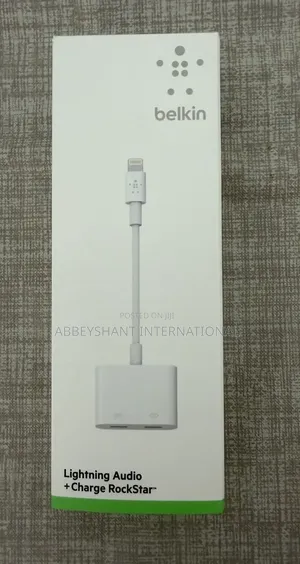 Belkin Lightning Audio + Charge Rockstar 2-in-1 Adapter