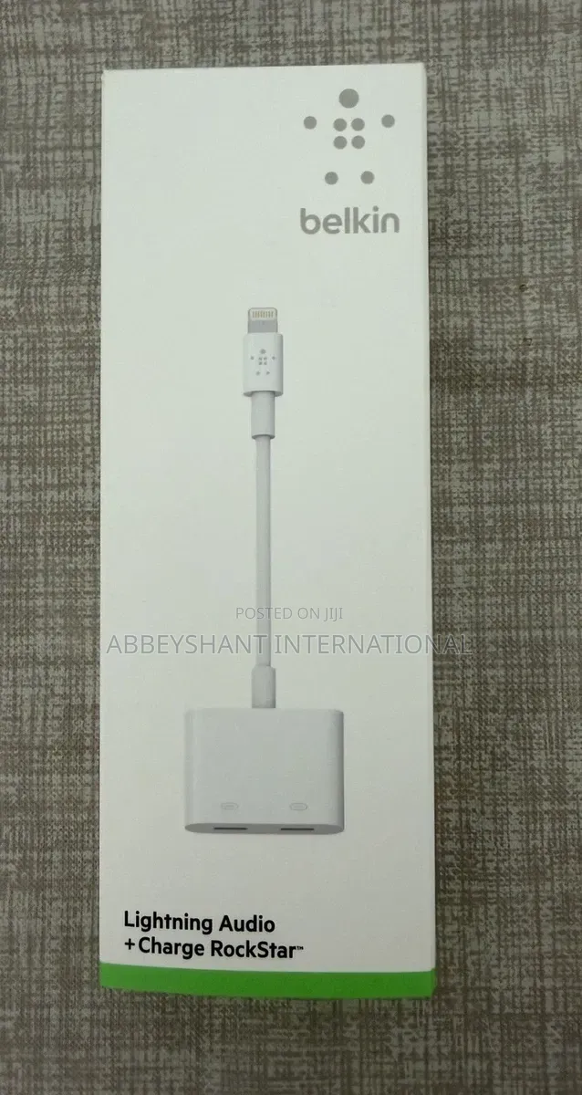 Belkin Lightning Audio + Charge Rockstar 2-in-1 Adapter