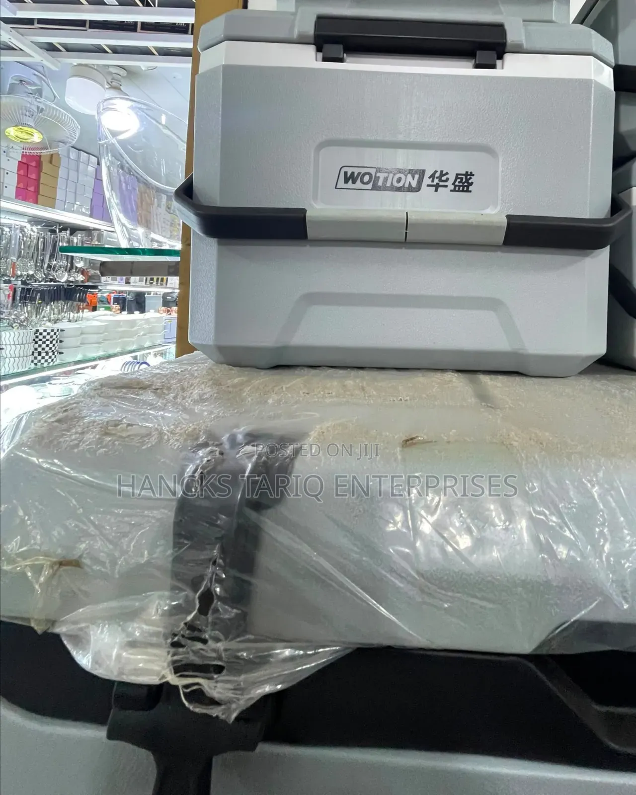 Smaller, Portable Wotion-Branded Cooler Chest.