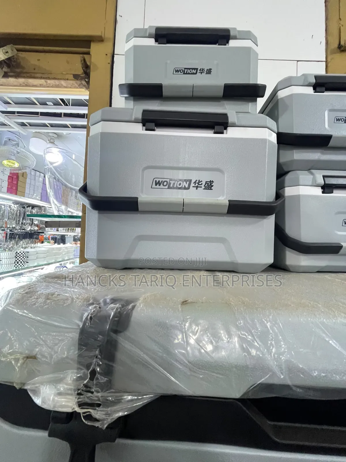 Smaller, Portable Wotion-Branded Cooler Chest.