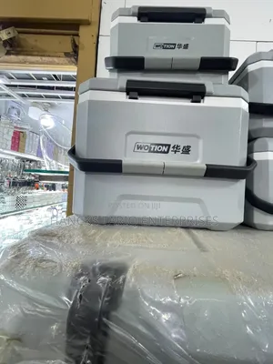Smaller, Portable Wotion-Branded Cooler Chest.