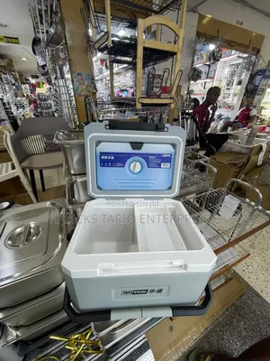 Portable Wotion-Branded Cooler Box.