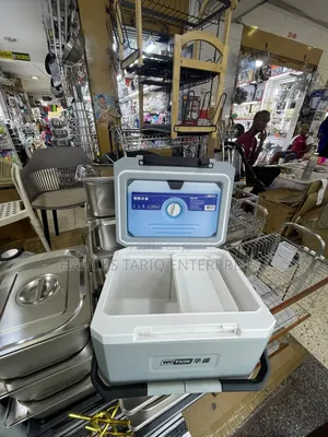 Portable Wotion-Branded Cooler Box.