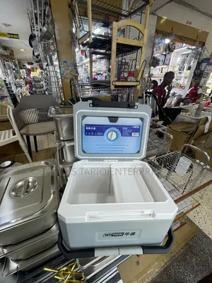 Portable Wotion-Branded Cooler Box.
