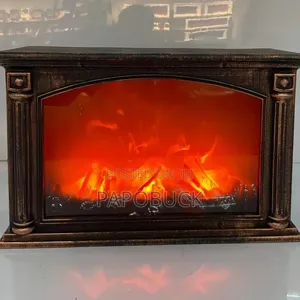 Simulated Led Fireplace Lantern