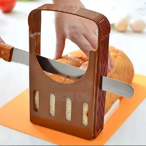 New Toast Bread Slicer Plastic Foldable Loaf Cut Rack