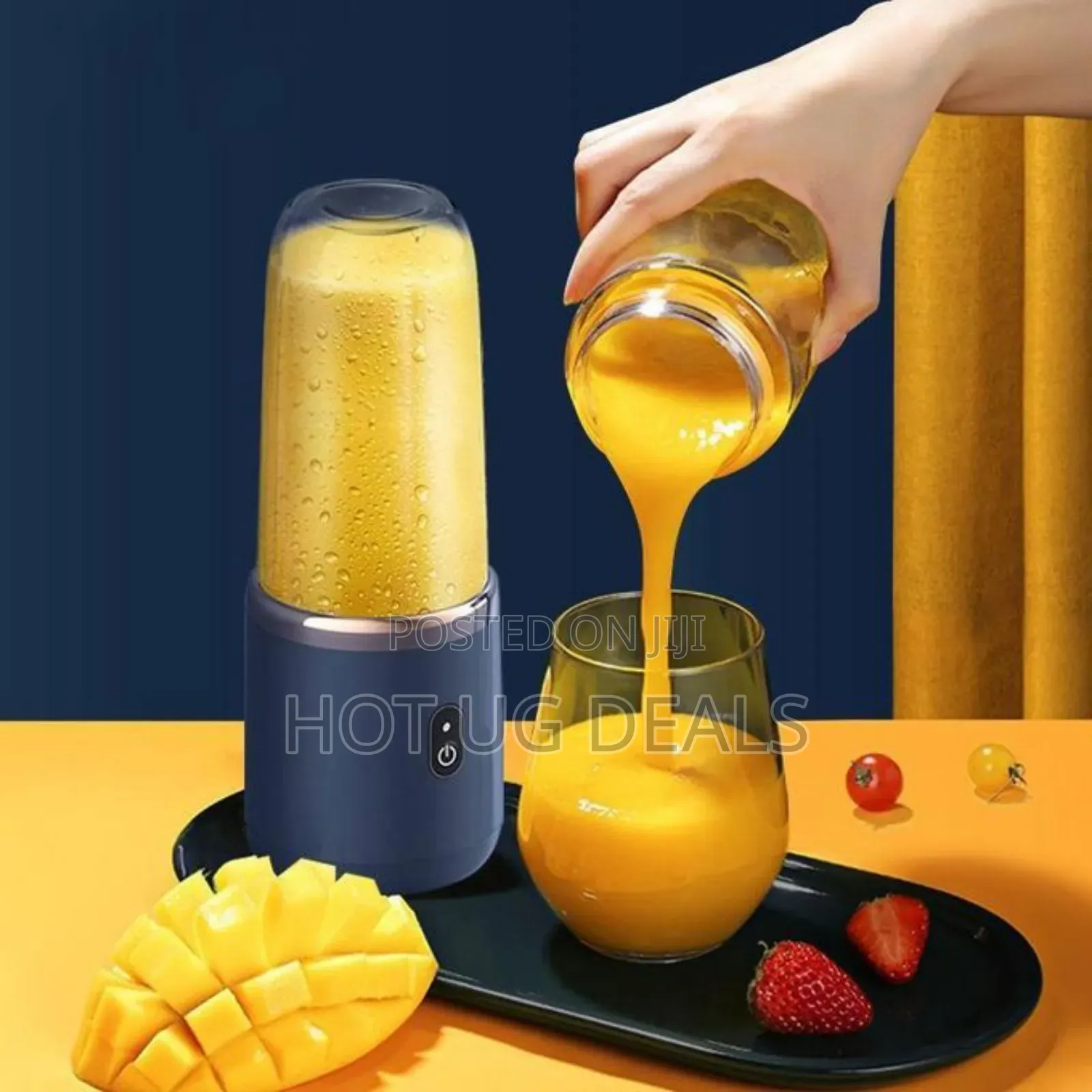 Rechargeable Portable Juicer Blender With a Mini Juice Cup - 2 in 1