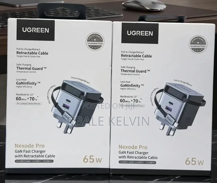 65w Gan Fast Charger Ugreen Nexode Pro
