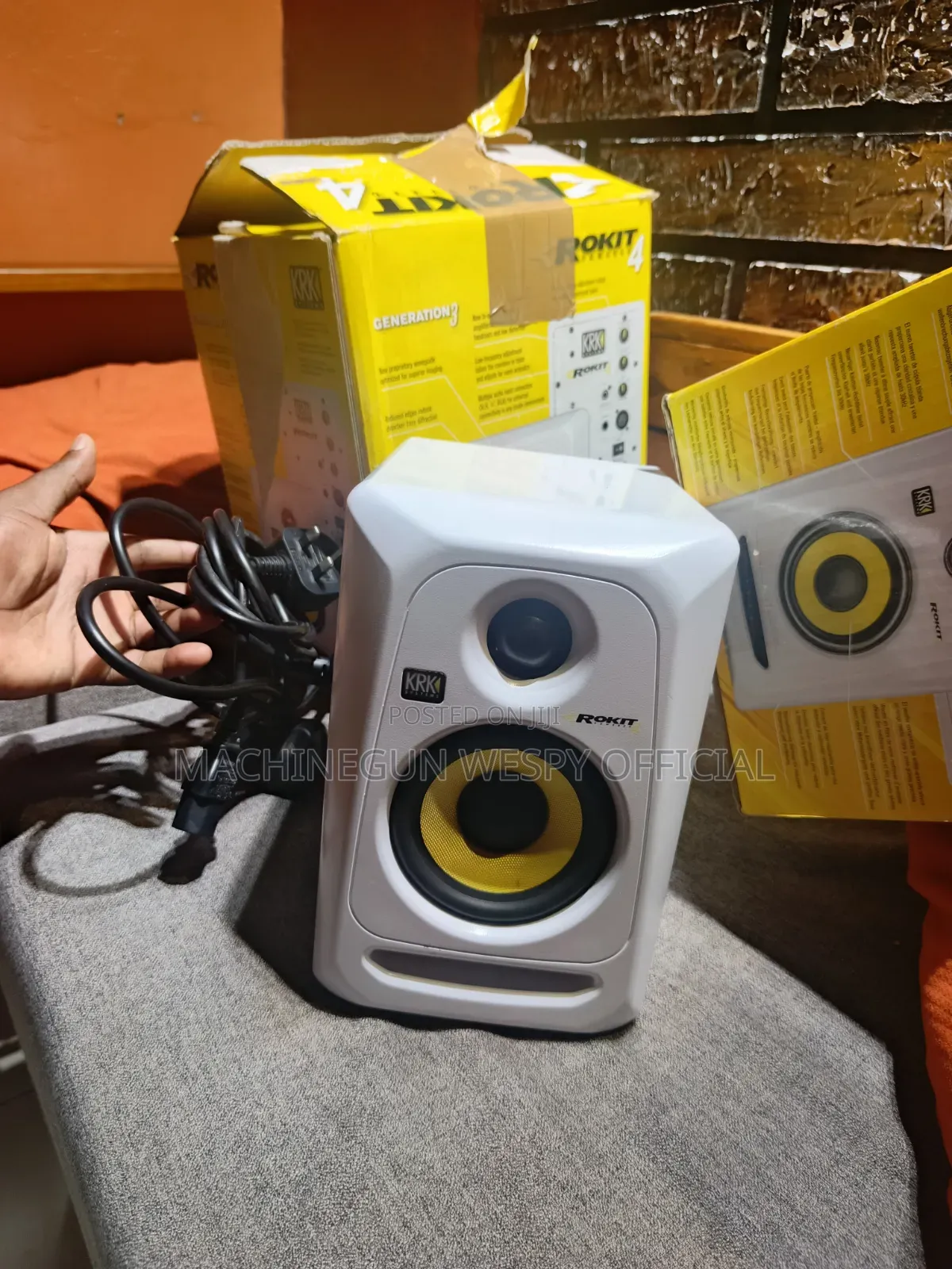 KRK or Rokit 4 Studio Monitor Speakers