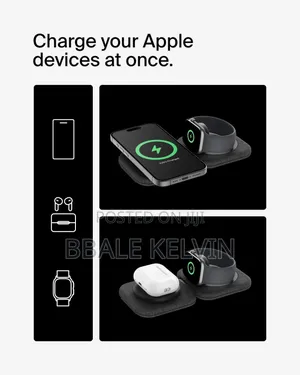 2in1 Magnetic Wireless Travel Charging Pad 15w Belkin
