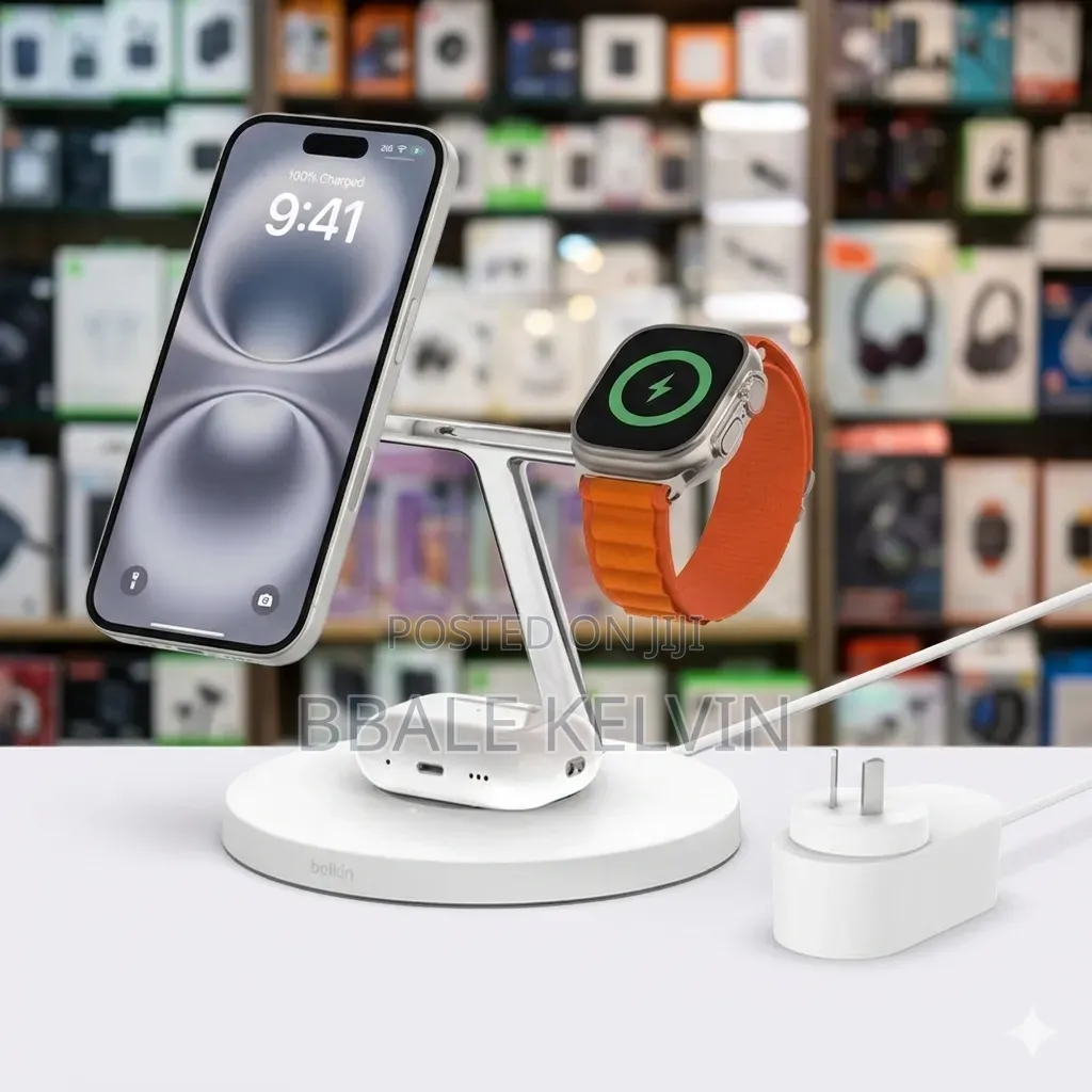 3in1 Wireless Magnetic Charging Stand 15w Belkin