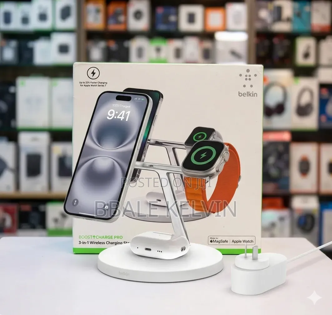 3in1 Wireless Magnetic Charging Stand 15w Belkin