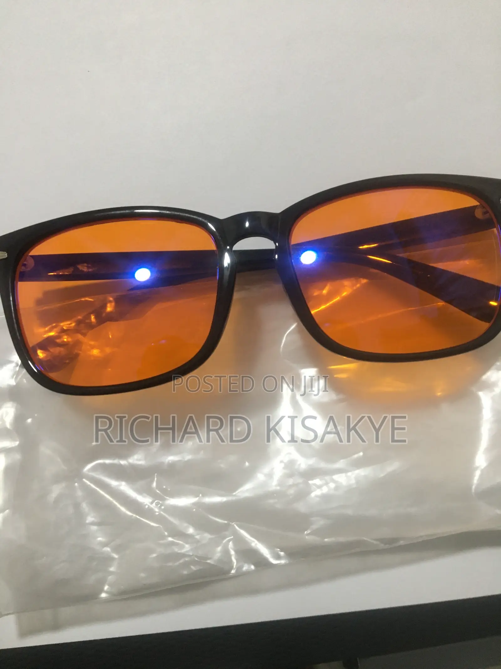 Orange Lens Gaming Glasses Anti Blue Light Night Vision Comp. Eyewear