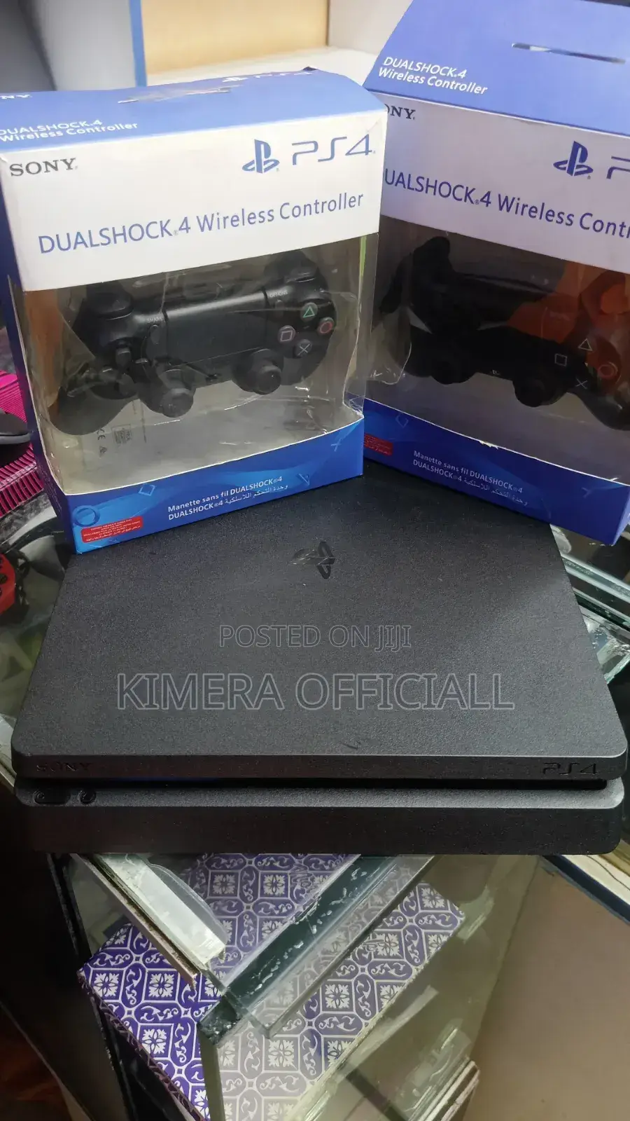 Chipped Ps4 Slim 500gb With 12 Games and 2 Controllers