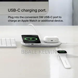 2in1 Wireless Charger With Magnetic Charging Pad 15w Belkin
