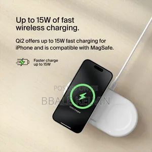 2in1 Wireless Charger With Magnetic Charging Pad 15w Belkin