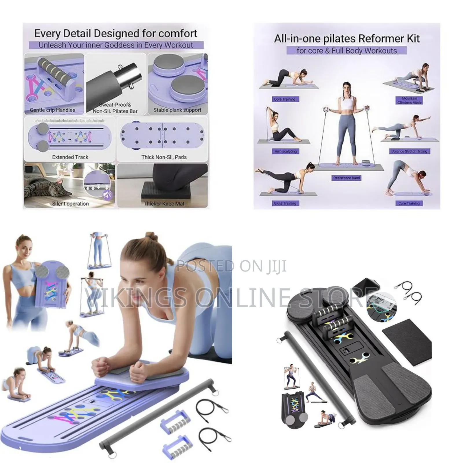 Multifunctional Abdominal Board Pilates Board 15 in 1 Pilates Reformer