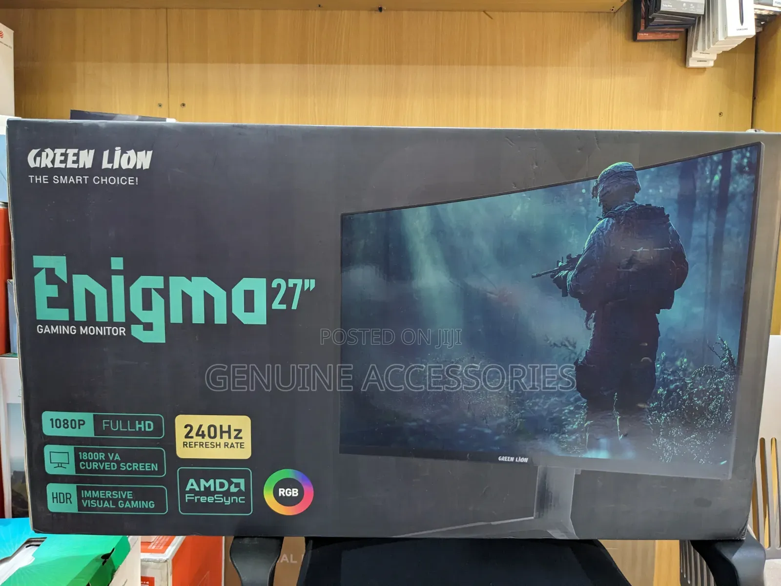 Green Lion Enigma 27inch FHD 240hz Curved Gaming Monitor