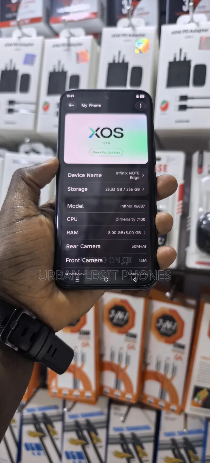 Infinix Note Edge 256 GB Black