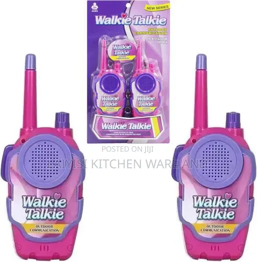 2pcs Walkie Talkies Kids Long Range Communication Indoor Outdoor Play