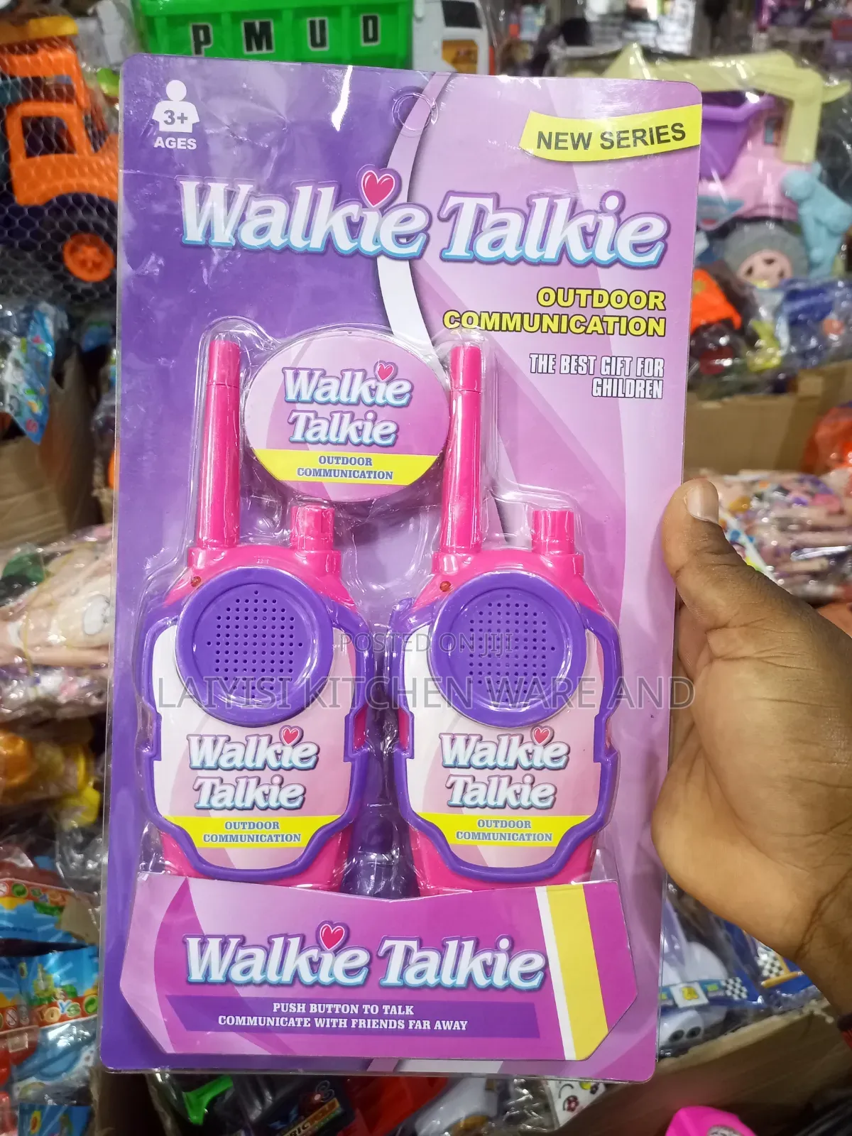 2pcs Walkie Talkies Kids Long Range Communication Indoor Outdoor Play