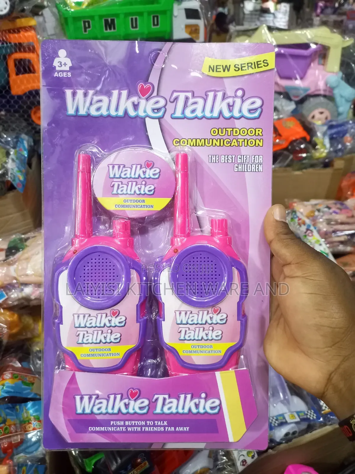 2pcs Walkie Talkies Kids Long Range Communication Indoor Outdoor Play