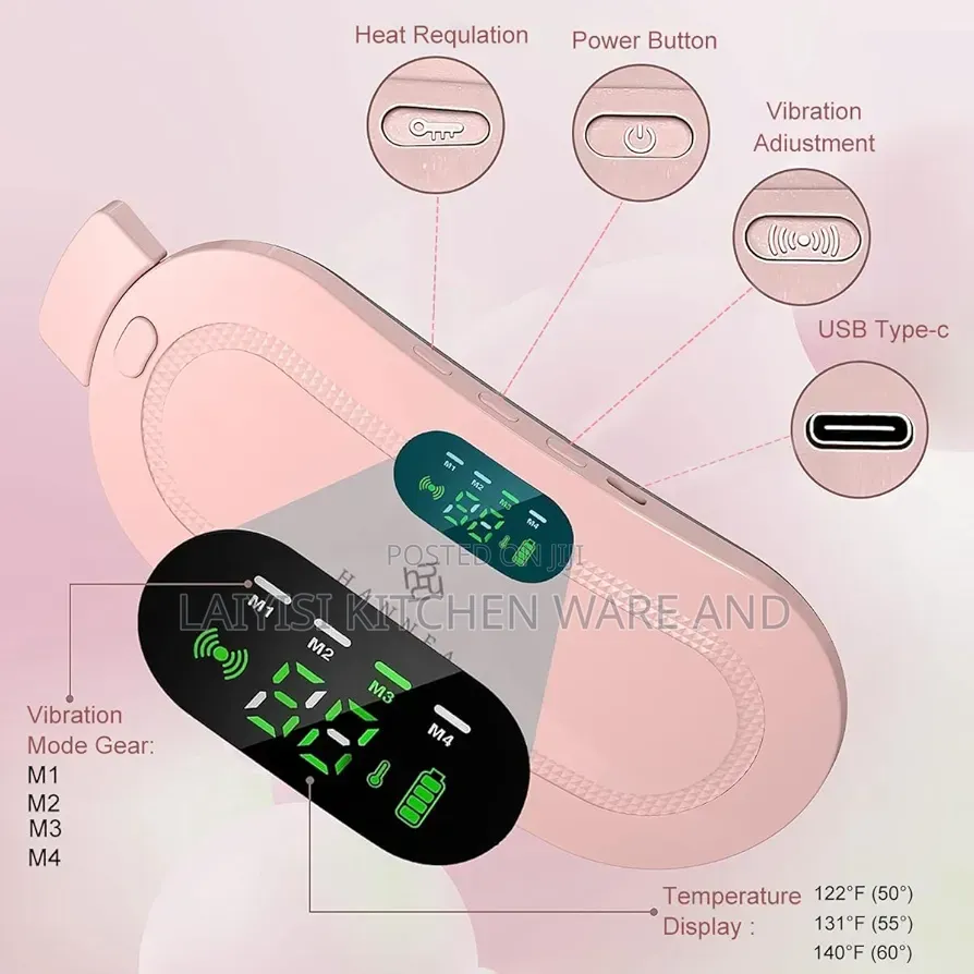 Heating Pad For Period Cramp Relief Massager With 4 Heat Levels 4women