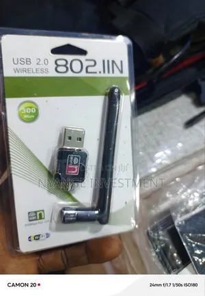Generic 802.11n Wireless Usb Adapter With a Detachable Antenna,