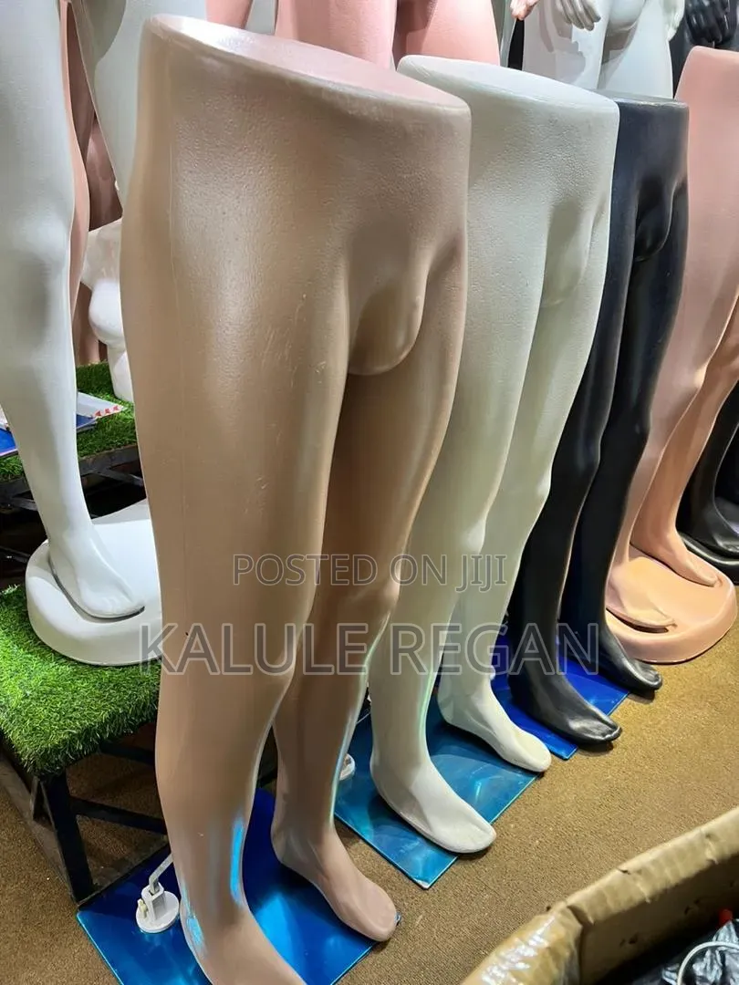 Plastic Waist Male Half Body Mannequin