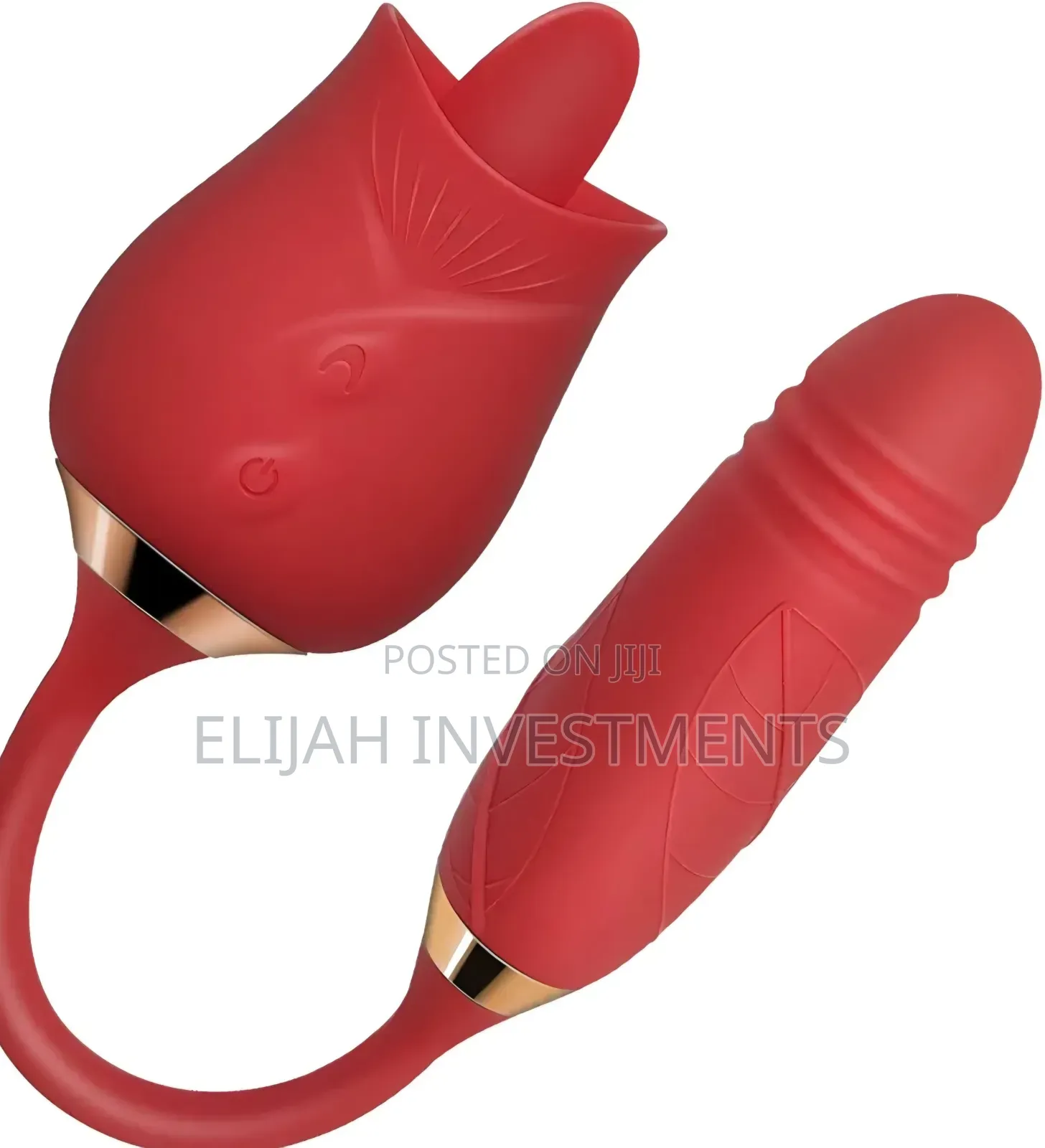 2-in-1 Sex Women Toys Rose Tongue Licking Gspot Adult Vibrator