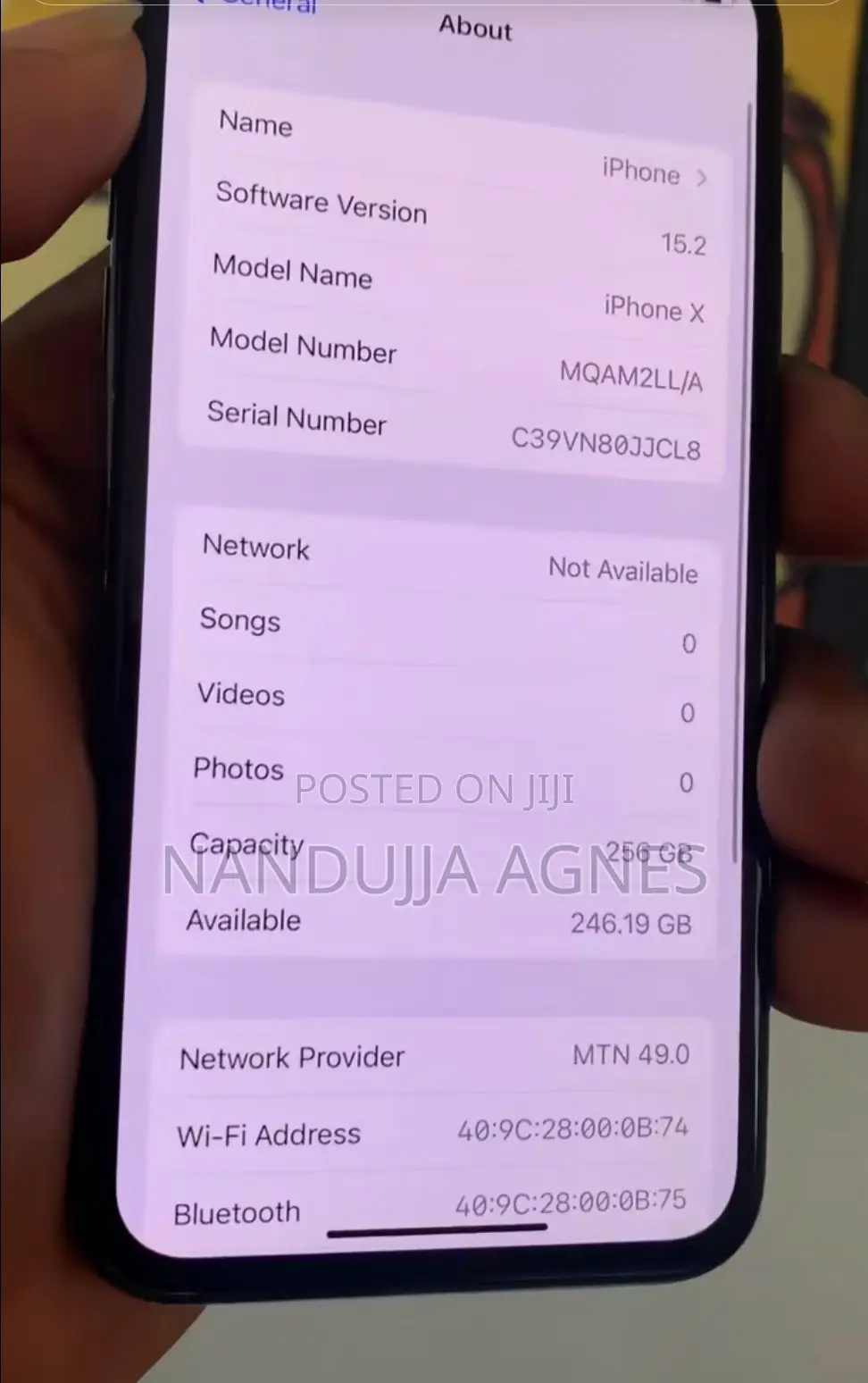 Apple iPhone X 64 GB Black