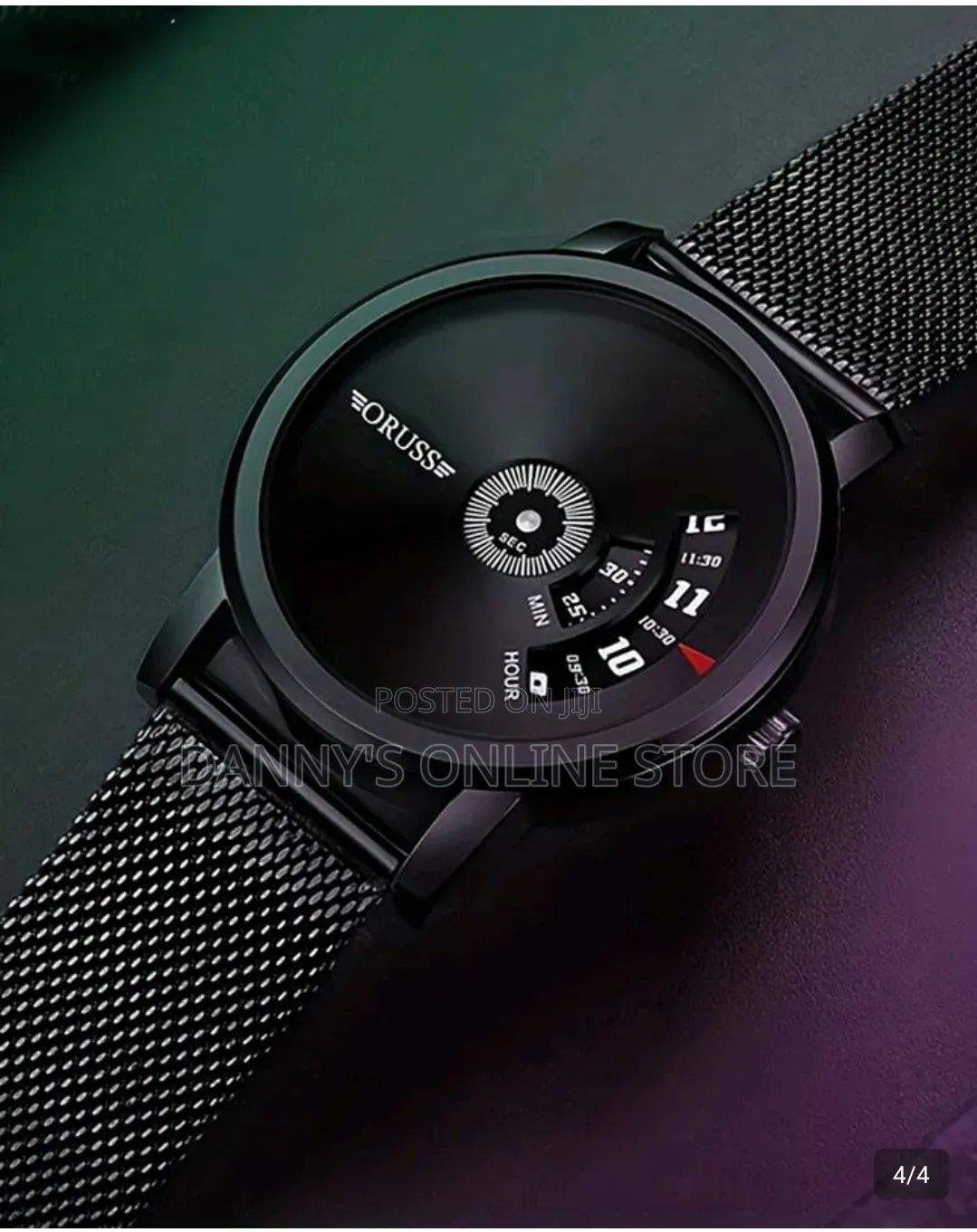 Casual Dual Time Zone Watch, Waterproof Automatic Mechanical Watch